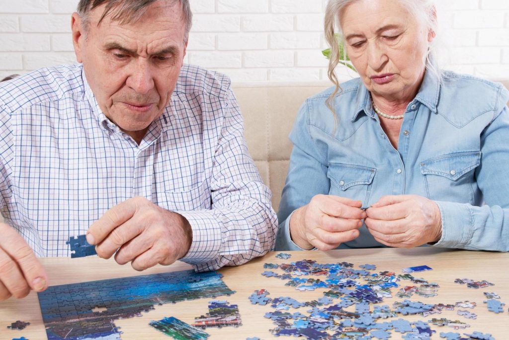 puzzle en ancianos